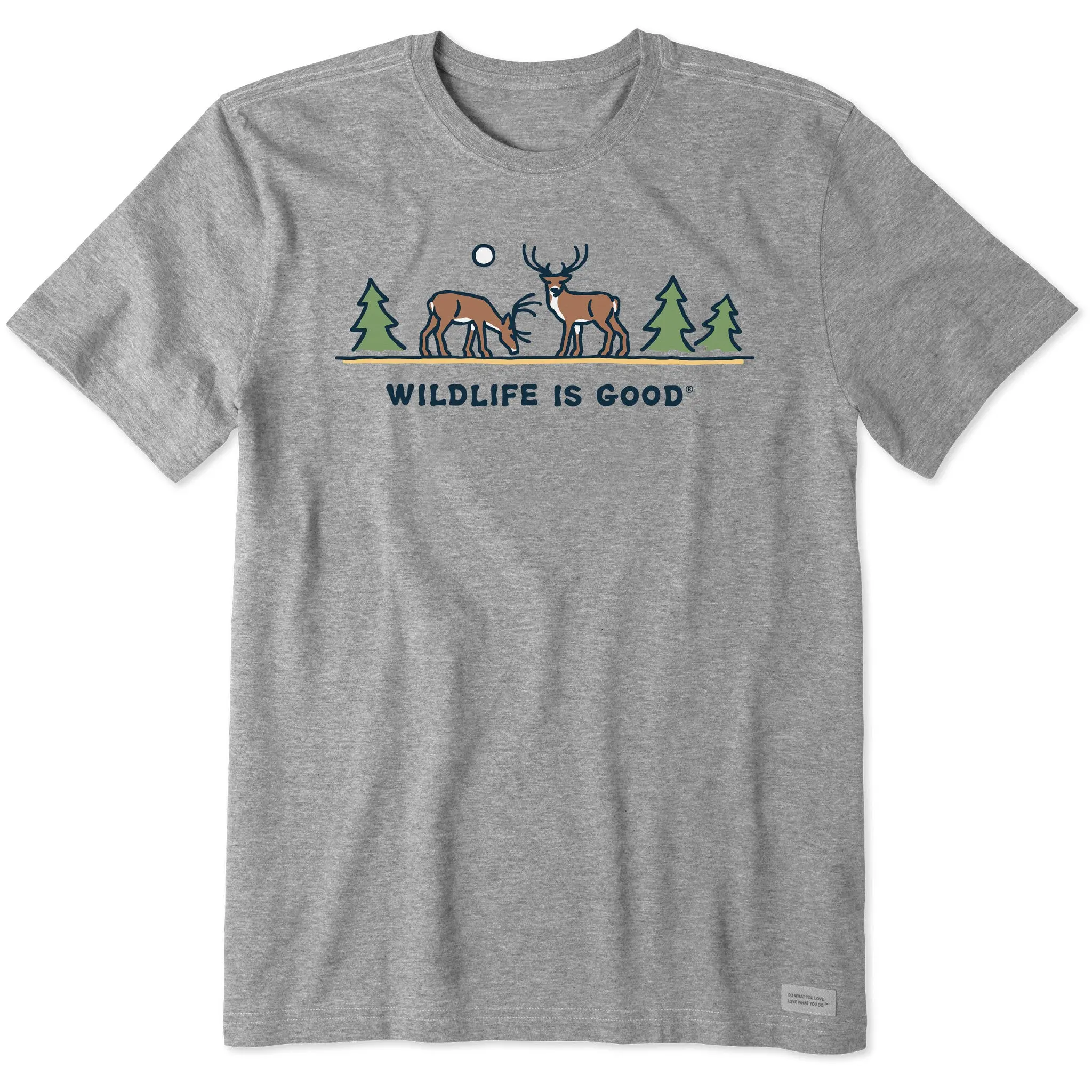 Men's Wildlife Deer Short Sleeve Crusher Tee