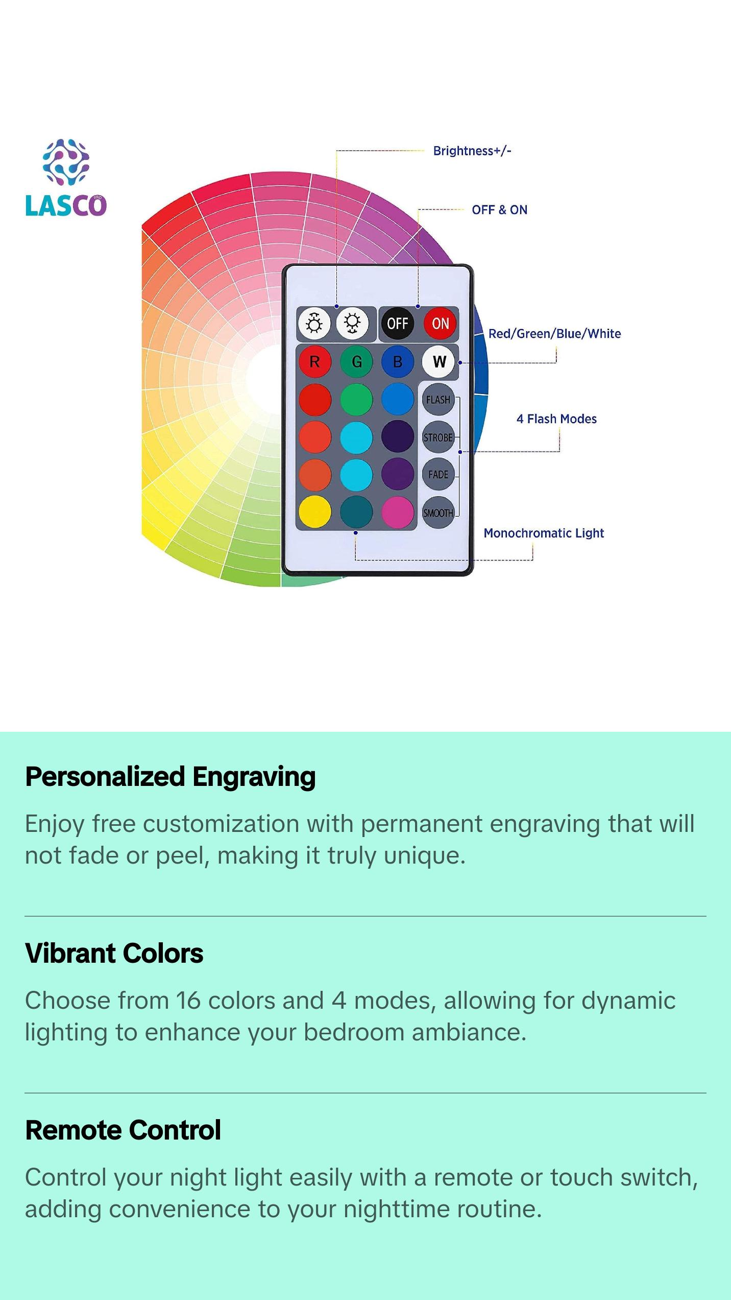 Aries Zodiac Sign Personalized Acrylic Night Light