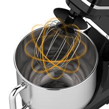 GARVEE 7.5 QT Professional Electric Stand Mixer - 660W 10-Speed Kitchen Mixer with Stainless Steel Bowl, LED Light, and Dishwasher-Safe Accessories in Black or Silver for Versatile Baking and Cooking.