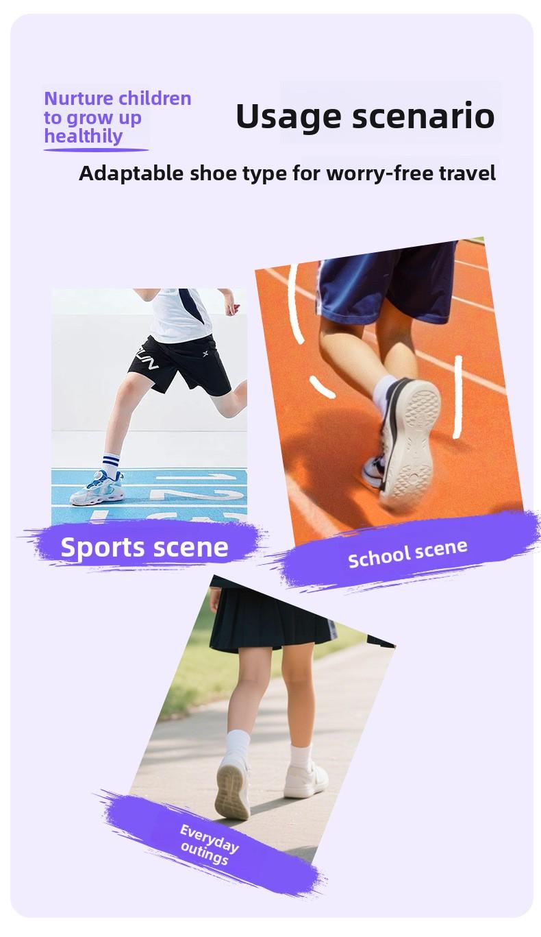 Kids Orthotic Flat Foot Insoles |     Breathable Anti-Slip Arch Support, Corrects Inward/Outward Gait & X/O Leg Deformities