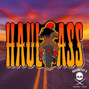 Unforgiven 'Haul Ass' Nudie Motorcycle Sticker