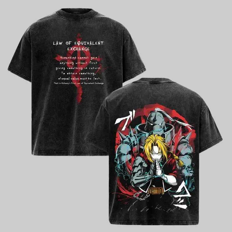 full metal alchemists t shirt - TikTok Shop