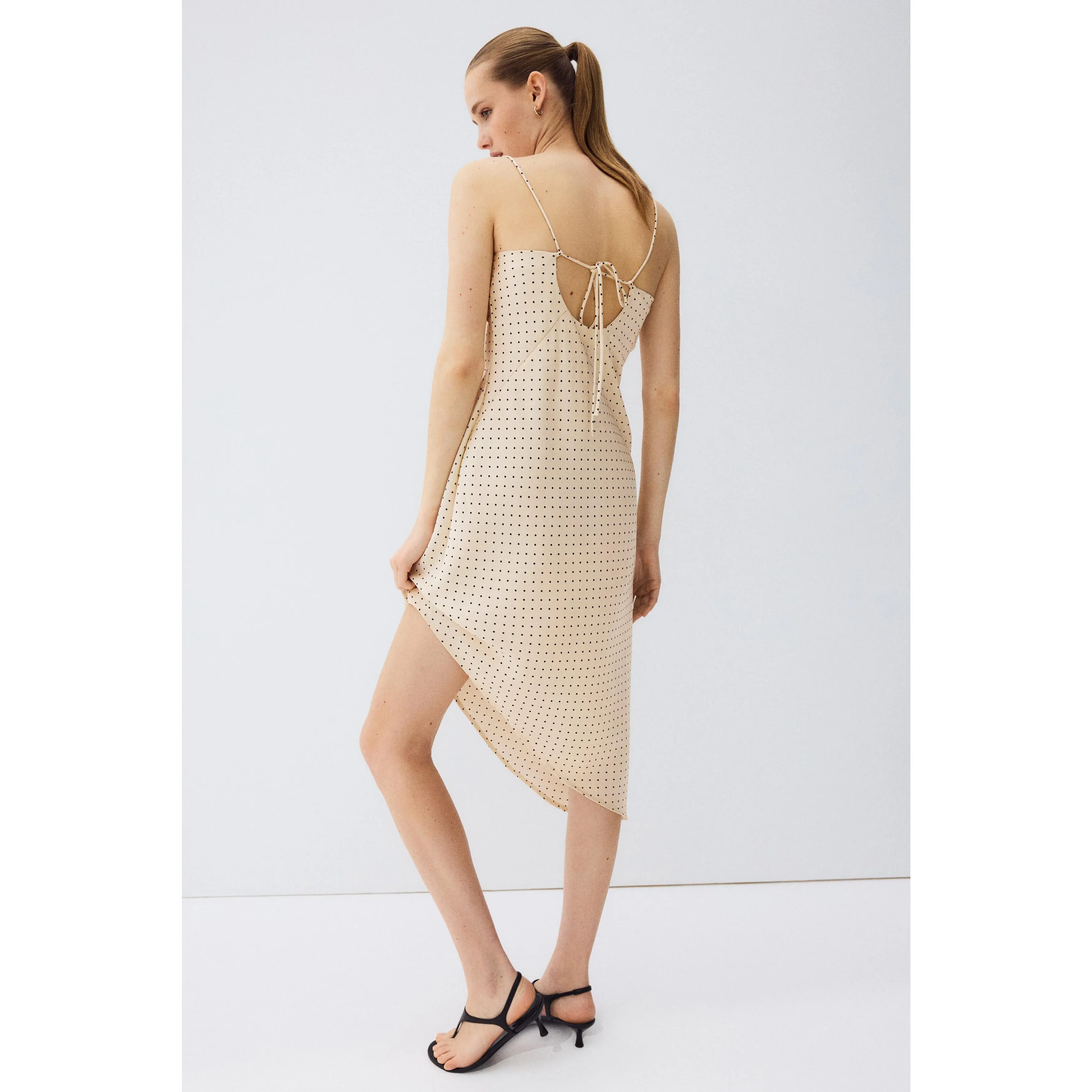 H&M Asymmetric satin dress - TikTok Shop