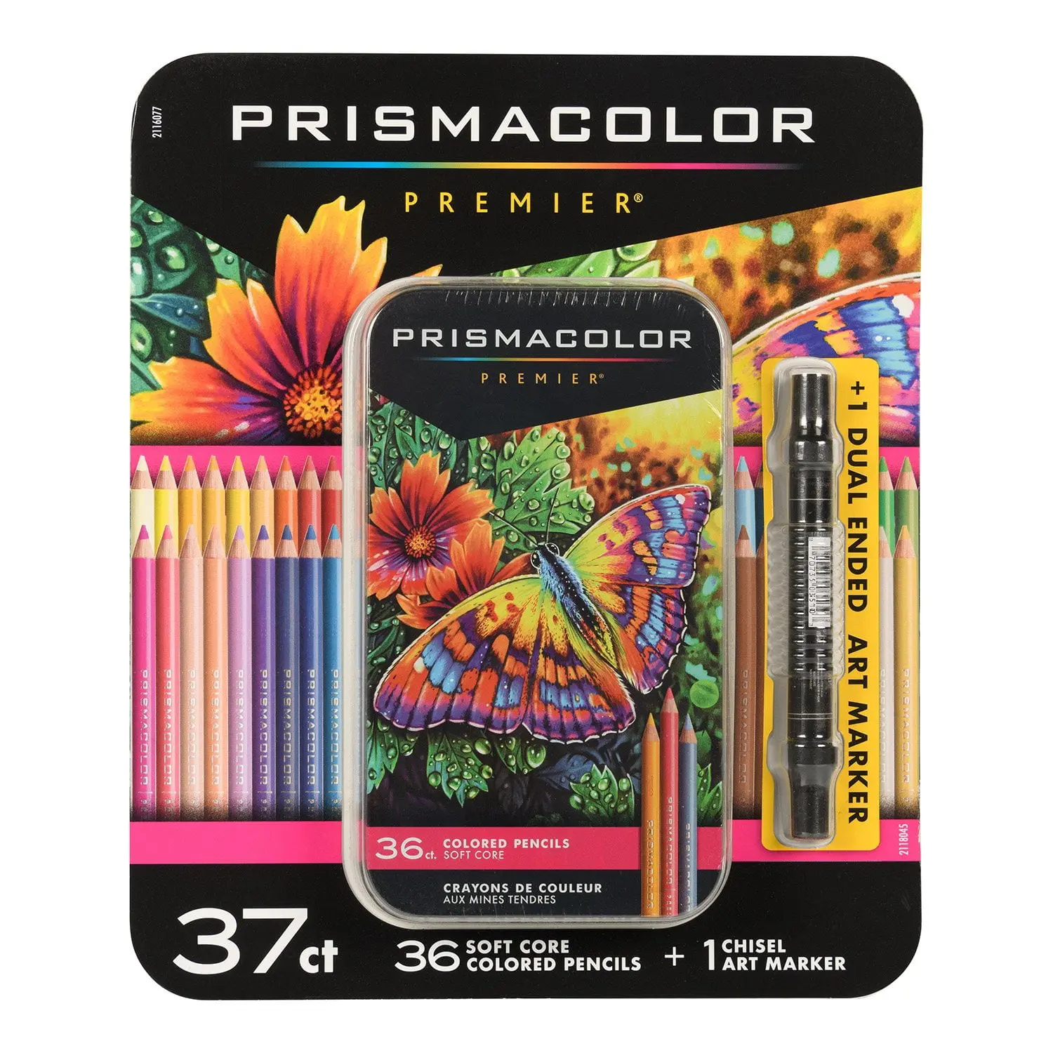 Prismacolor Premier Soft Core Colored Pencils, 37 Assorted Colors, Classroom Supplies for Drawing Ideas