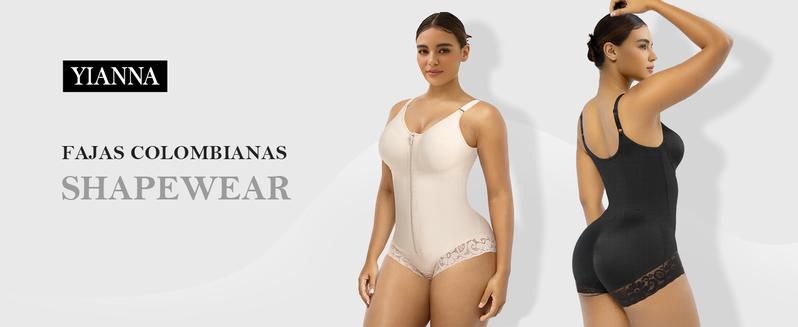 YIANNA Overbust Fajas Colombianas Shapewear for Women Tummy Control Brief Shaper