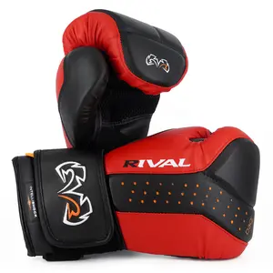 RIVAL Boxing RB10 Intelli-Shock Bag Gloves, Hook and Loop, D3O Shock Absorption