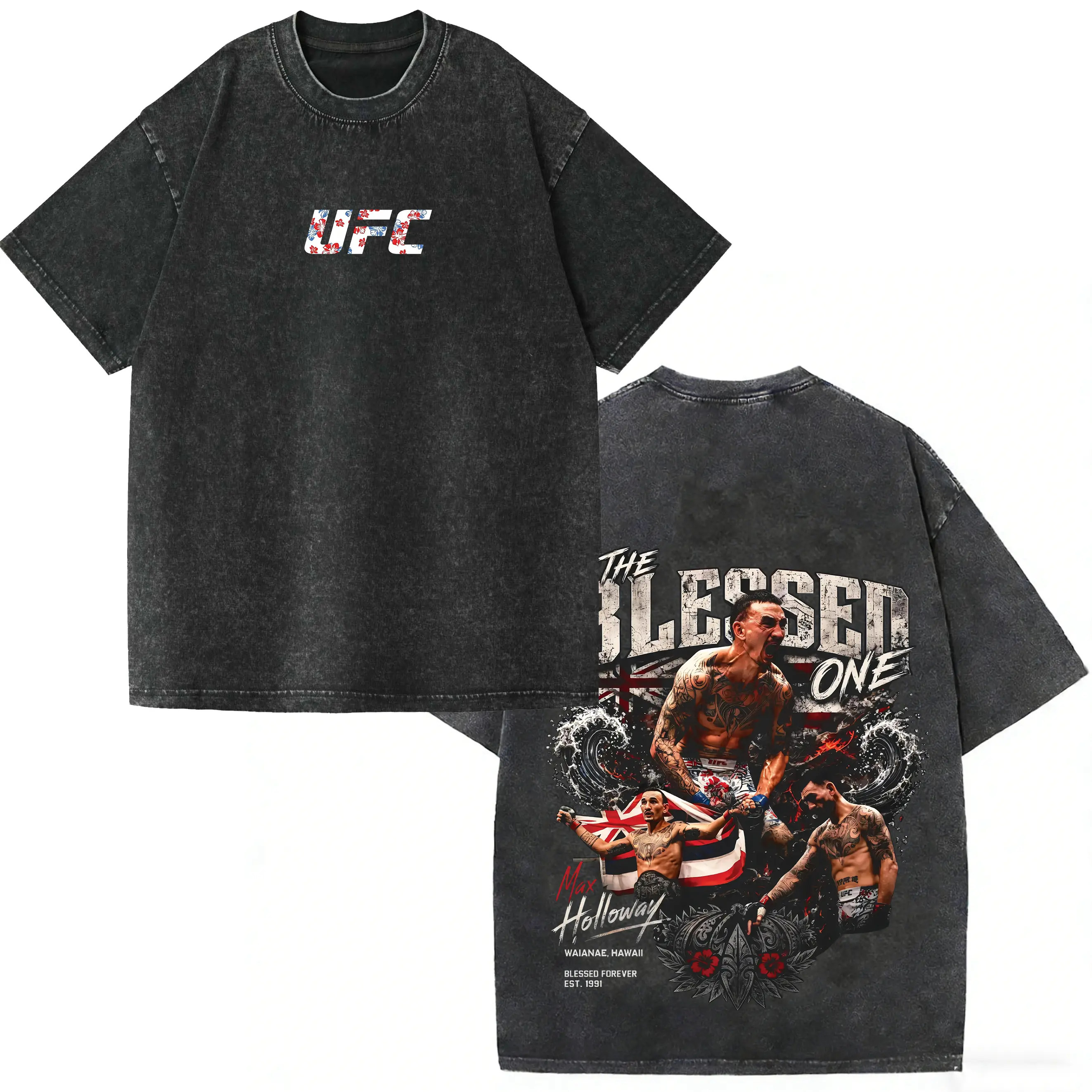 Men's UFC 329 Black Conor McGregor T-Shirt, The Notorious UFC Graphic Tee, UFC MMA Shirt, Gift for Fighters, Sports Apparel