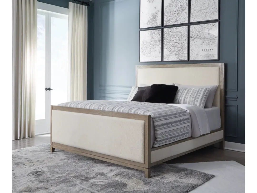 Chrestner Queen Upholstered Panel 3PC Bedroom Set
