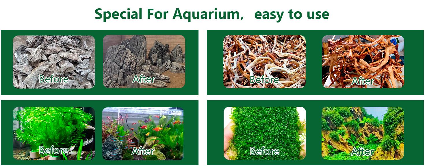 Aquarium Glue, Clear Coral Glue for Plants, Rocks, Moss, Coral, Stone, Wood - Quick Drying, Fish Safe, Freshwater & Saltwater Aquascaping Aquarium Glue, Clear Coral Glue for Plants, Rocks, Moss, Coral, Stone, Wood - Quick Drying, Fish Safe, Freshwater & Saltwater Aquascaping