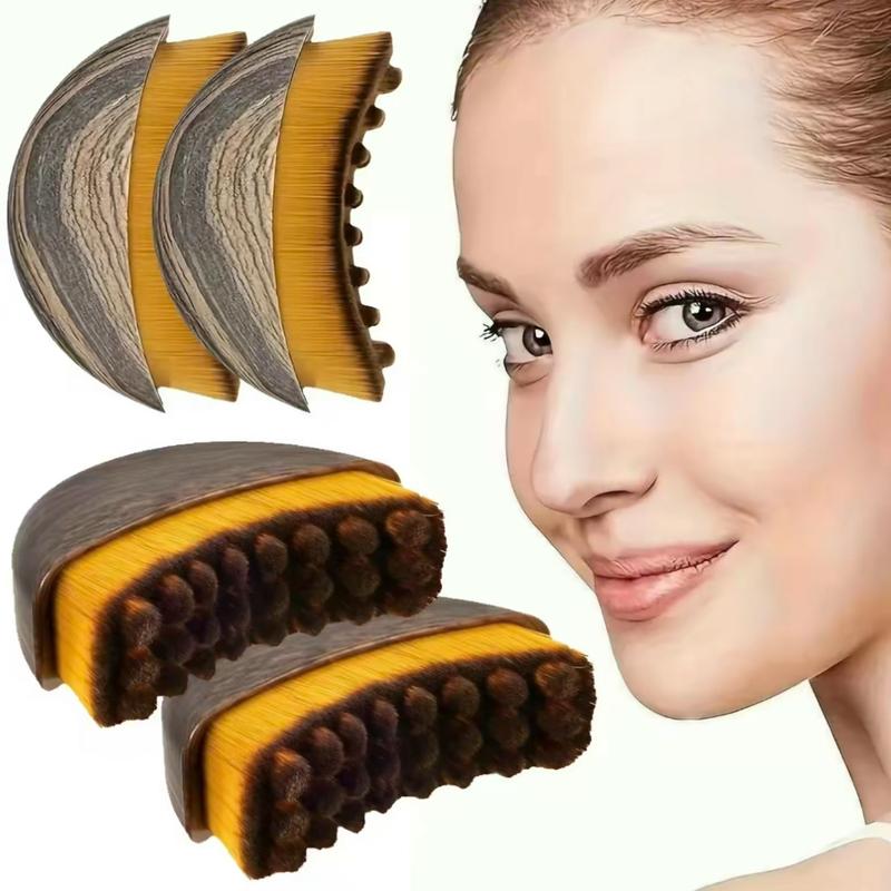 (Buy one, get one free)Lymphatic Contour Face Brush for Jawline & Chin Sculpting – Dry Brushing Massager for Lymphatic Drainage & Facial Fatigue Relief,  Ergonomically Designed to Fit The Skin Precisely beauty roller daily guasha massage Smooth