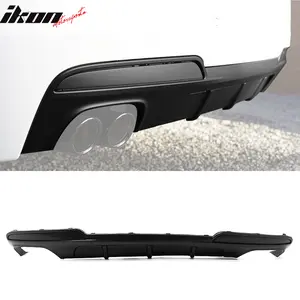 Rear Diffuser for BMW F10 5-Series 2011-2015 MT Style Unpainted Black PU