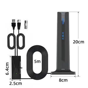 TV Antenna Indoor/Outdoor Long-Range HD 1080P 4KSignal Amplifier Newly upgraded for stable signalreception All free channels Suitable for urban, rural, RV,and other scenarios HD Digital TV Antenna