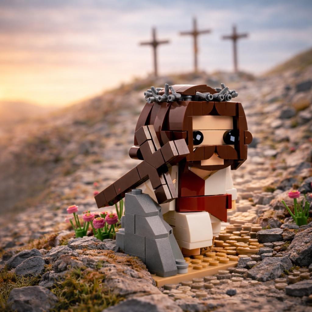 Jesus' Way of the Cross Scene Building Block Set - Faith's Power & Art ...