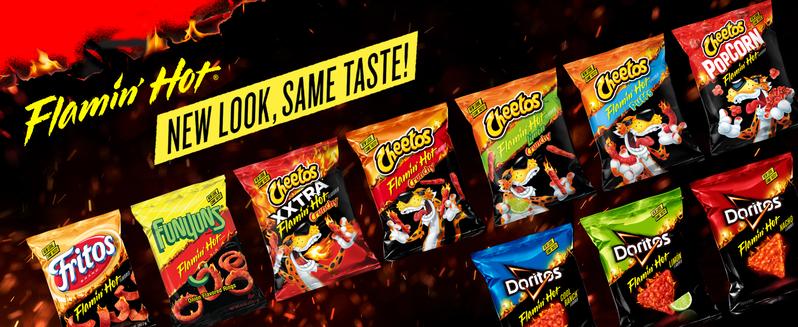 Cheetos Cheese Flavored Snacks, Flamin' Hot Mix Variety Pack, (Pack of 40)
