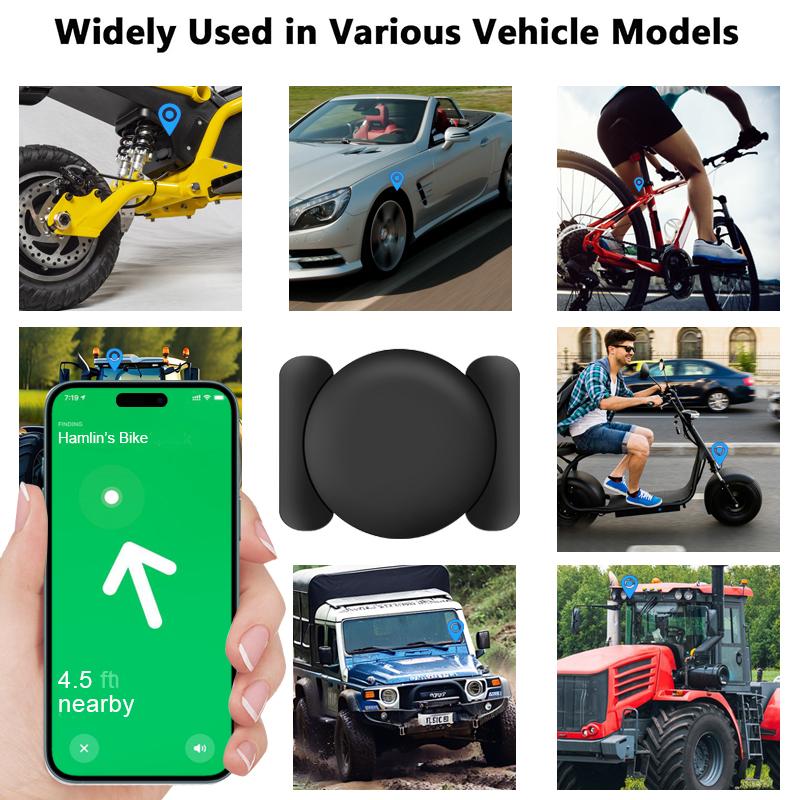 GPS Tracker for Car,Mini Trackers Device with Weatherproof Magnetic Case-No Monthly Fee-Best Hidden GPS Trackers,Anti-lost Device,Works with Apple Find My  fathersdaygift