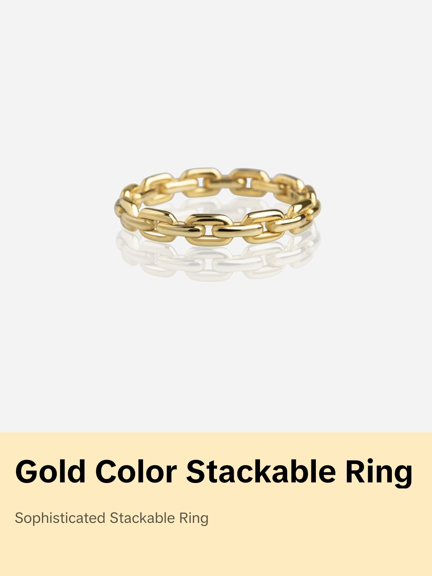 Wide Stacking Ring