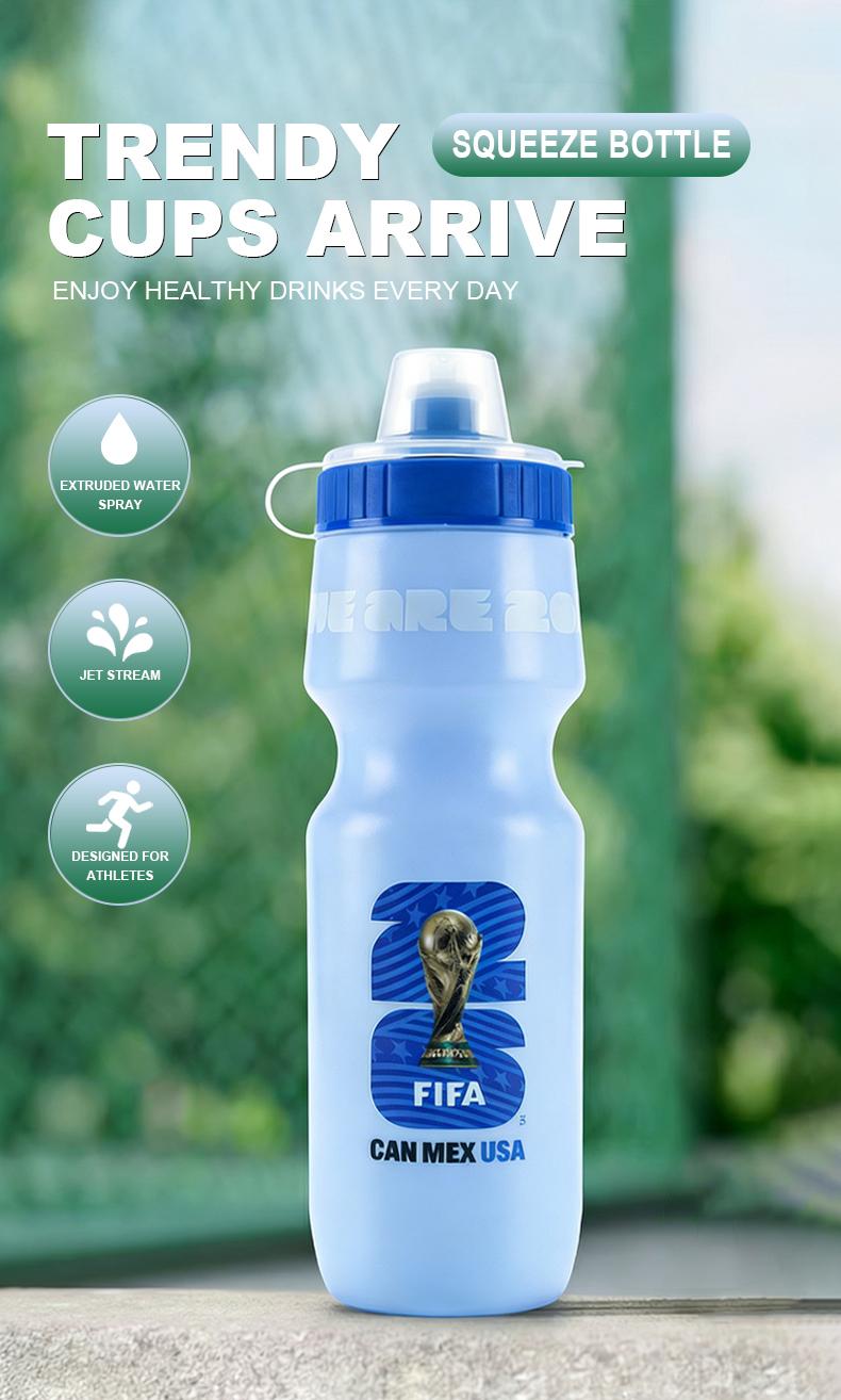 【FIFA WORLD CUP 2026 】This squeeze bottle and sports towel set is reusable and easy to clean. Portable and suitable for outdoor activities, fitness, and cycling, it makes a perfect gift for family, elders, friends, and loved ones.