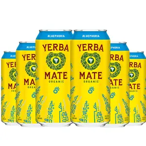 Drink Energy Guayaki Yerba Mate Bluephoria 6 Pack 15.5oz