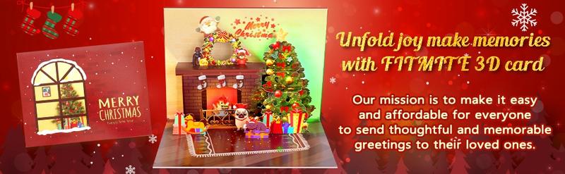 Christmas Card Pop Up with Light and Music 3D Santa Fireplace Merry Christmas Greeting Card with Envelope for Kids Girls Women Man Christmas Gift Christmas Card Pop Up with Light and Music 3D Santa Fireplace Merry Christmas Greeting Card with Envelope for Kids Girls Women Man Christmas Gift