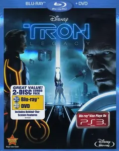 Tron: Legacy  [BLU-RAY MOVIE] With DVD, Widescreen, Ac-3/Dolby Digital, Dolby, Digital Theater System, Dubbed, Digital Video Services, O-Card Packaging, Subtitled