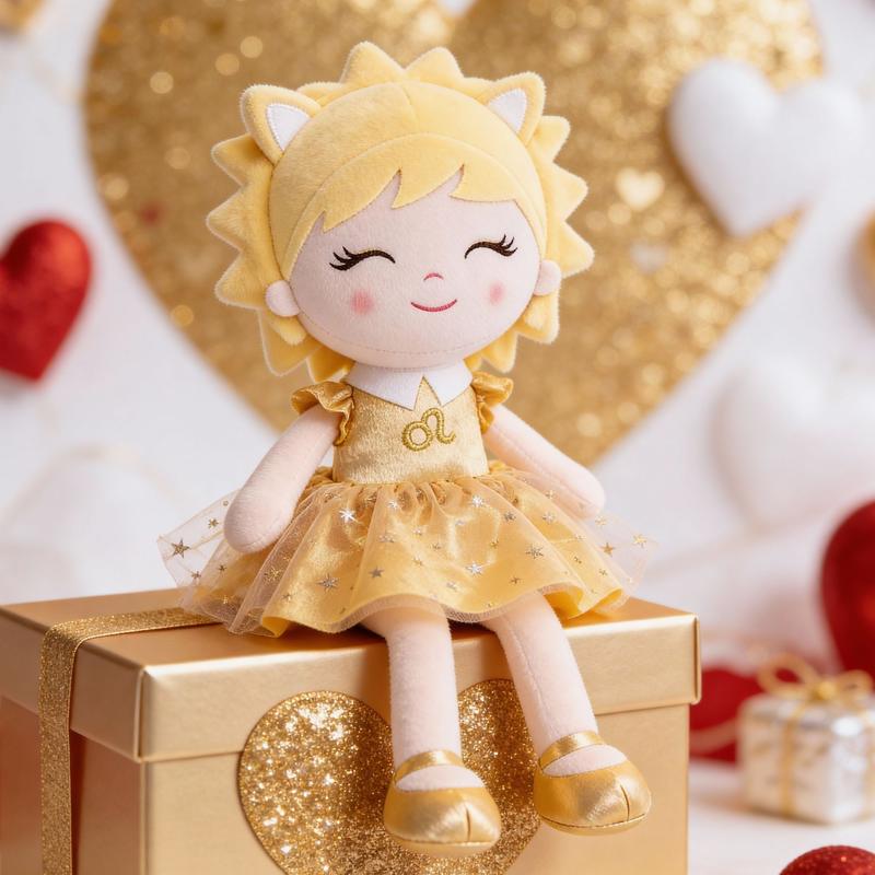 Princess Zodiac Doll 16 Inch Plush Toy – Handmade Soft Doll for Girls –  Zodiac Gift, Birthday Gift, Christmas Gift, Valentine’s Day Gift, Plush Doll for Kids