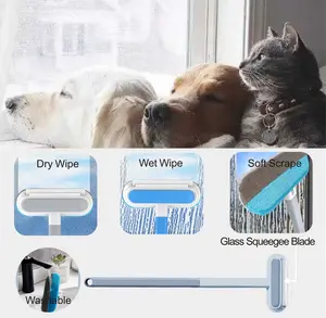 5-in-1 Electrostatic Pet Hair Removal Brush Kit — Reusable Static De-Shedding Set