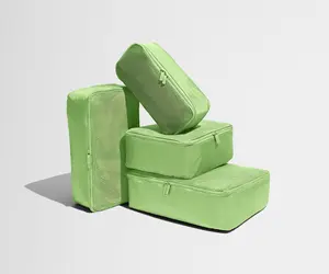 The Insider Packing Cubes in Matcha Milk Green The Insider Packing Cubes in Matcha Milk Green