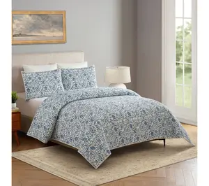Modern Heirloom Eden Paisley 3-PC Full/Queen Quilt Set