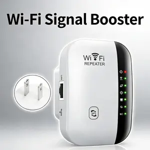 Original Wall-Penetration WiFi Booster 300Mbps Signal 802.11n Stable 2.4GHz for Home Coverage Bedroom Kitchen Balcony Bathroom Plug & Play