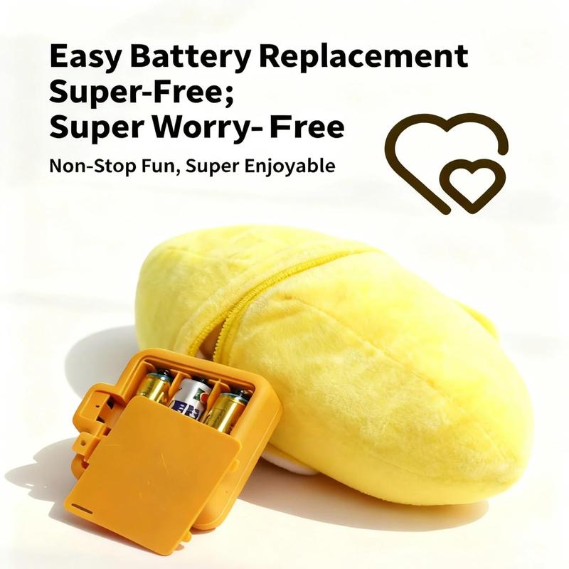 Interactive Music Plush Toy Set – Banana, Strawberry & Carrot Electric Plush Toys for Parent-Child Interaction, Valentine’s Day & Easter Party Fun Gift for Kids