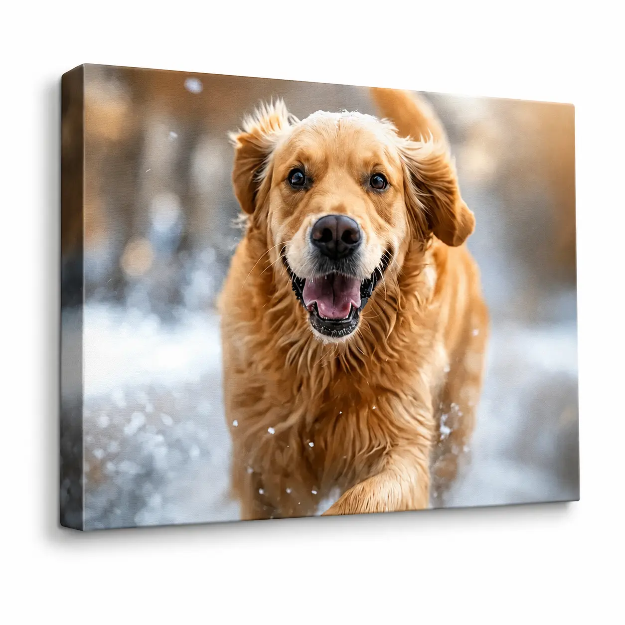 Custom Photo Canvas Wall Art, Personalized Picture Print with Inner Wood Frame, Family Pet Wedding Photo Decor, Custom Gift for Home Wooden    ,    perfect living room decoration  ,     exquisite fashion poster     ,    lover gift