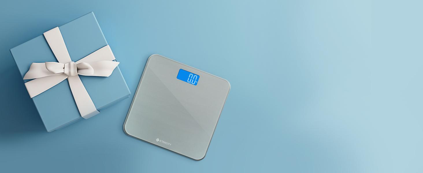 Etekcity Digital Bathroom Scale, Accurate Body Weight Measurement, Large Backlight Display, Durable Tempered Glass, 400 lbs Capacity holidayhaul
