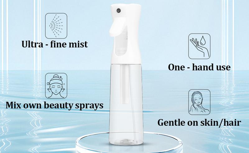 Multipurpose Water Spray Bottle, Spray Bottles Water Sprayer for Hair Styling, Pets, Plants, Cleaning Handheld Fabric Steamer Handheld Garment Steamer