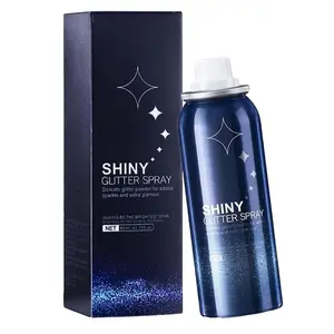 New upgrade Body Glitter, Glitter Spray for Hair and Body, Spray, Hairspray Clothes, Long-Lasting Shimmer Suitable Stage, Festival Rave Makeup Prom 2.11 Fl OZ Cosmetic Daily