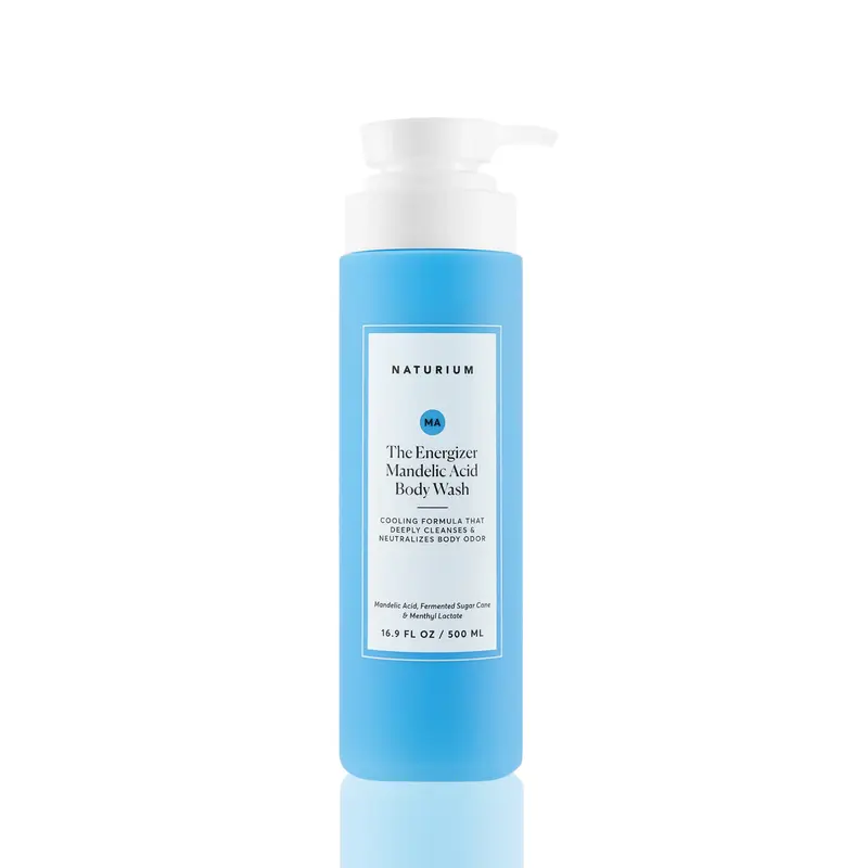 Naturium The Energizer Mandelic Acid Body Wash (500ml) - Neutralize Body Odor, Fermented Sugar Cane