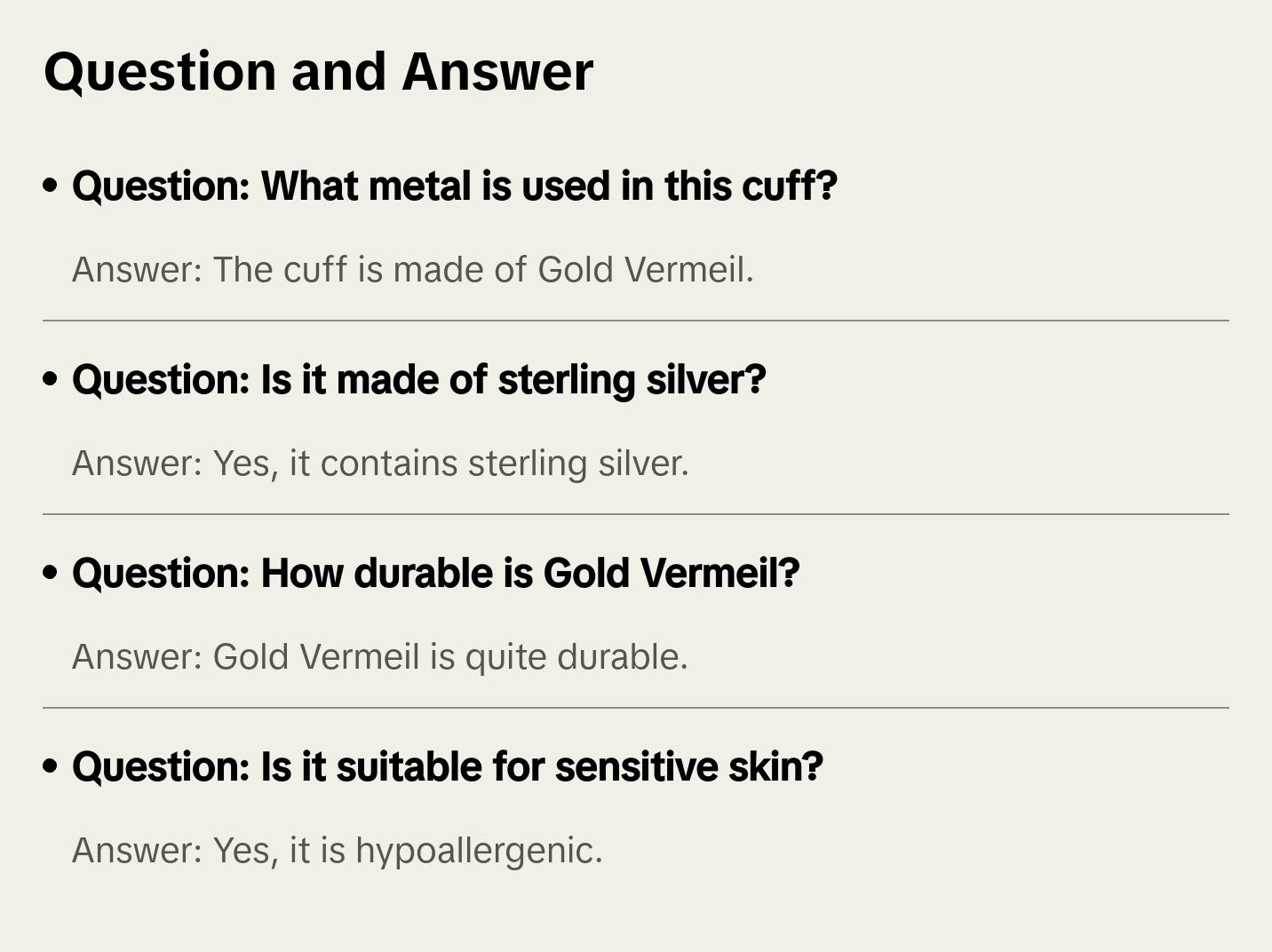 Layla Cuff | Gold Vermeil