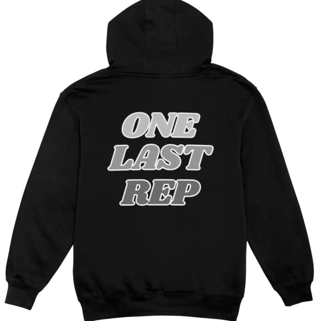 PowerPulse Gym puff print hoodie