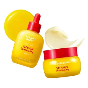 Vitamin Illuminating Serum & Cream Brightening Vitamin C Serum with Niacinamide 5% & 3% TXA for Dark Spots Moisturizers