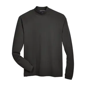 Devon & Jones Sueded Jersey Mock Neck T-Shirt