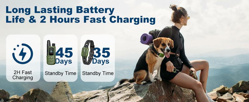 Jugbow Remote, 4200FT Dog Training Collar Remote with 4 Training Modes for DT-61 Dog Training Collar