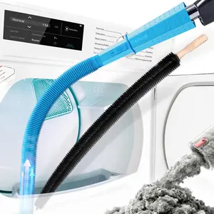 Home Dryer Vent Cleaner Kit Deep Lint Removal Tool with Vacuum Attachment Prevent Dryer Fires Boost Efficiency Save Energy Fits Most Vacuums Universal Compatibility Ergonomic Design