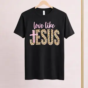 Love like Jesus T shirt Everyday Womenswear Top Lightweight Soft Tee