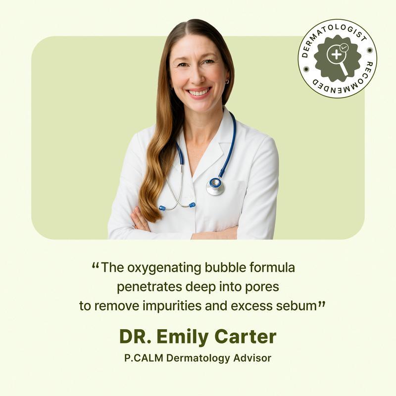 Holy Basil Bubble Deep Mask – Holy Basil & Carbonated Water for Cleansing Pores & Blackheads, Suitable for All Skin Types, Vegan Clay-to-Bubble Wash-Off Mask (90g / 3.17 oz) Holy Basil Carbonated Bubble Mask