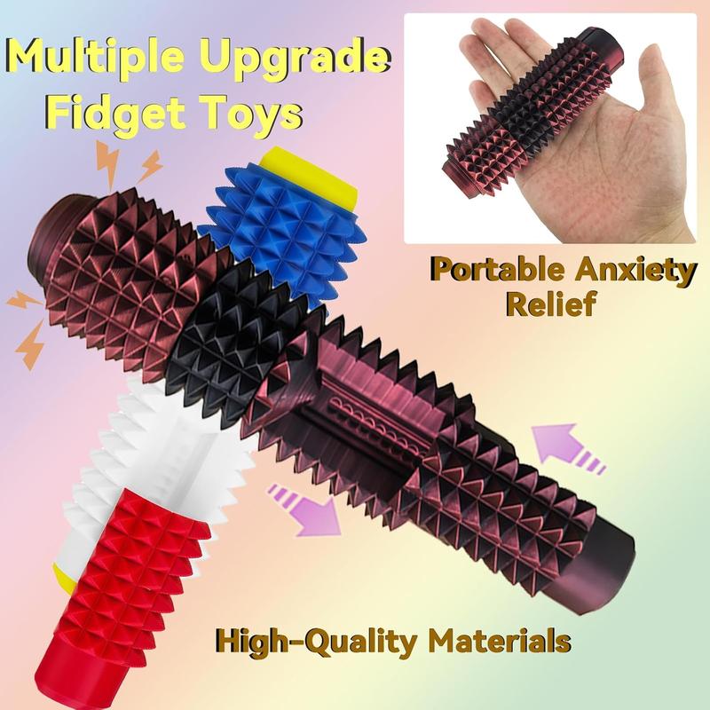 Little Ouchies Grippie 5-in-1 Design for Stress Relief, Button Clicks, Spinners, Portable Stim Tool,Spiky Grippie Stim, 3D Printed Toys Pain Stim Fidget, Pocket Mini Fidget Toy for Adults Novelty Gifts,Grippie stim keychain Little Ouchies Grippie 5-in-1 Design for Stress Relief, Button Clicks, Spinners, Portable Stim Tool,Spiky Grippie Stim, 3D Printed Toys Pain Stim Fidget, Pocket Mini Fidget Toy for Adults Novelty Gifts,Grippie stim keychain