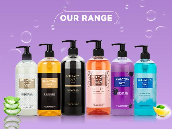 BellaVita Luxury’s Date Woman Body Wash | Sensual Warm Shower Gel | Daily Cleansing & Hydrating with Aloe Vera | 500ml