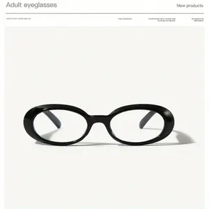 ORNAMENT OASIS Minimalist Round Glasses - Matte Black Ultra-Light Frame, Clear Lenses for Everyday Vintage Style