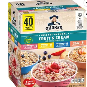 Instant Oatmeal, Fruit & Cream Mix, 40 ct.