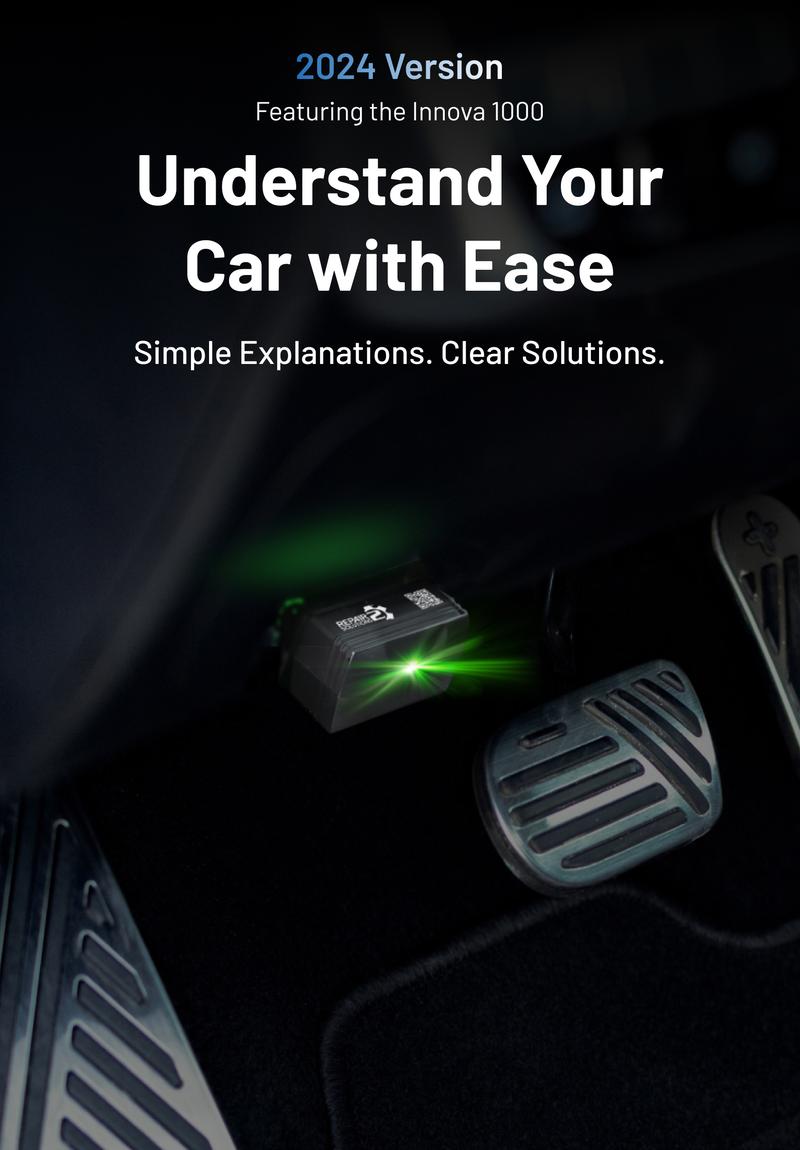 Innova 1000 Bluetooth OBD2 Scanner - Check Engine ABS SRS Live Data - No Subscriptions - Free Updates - Compatible with Most Vehicles Car Diagnostic Tool