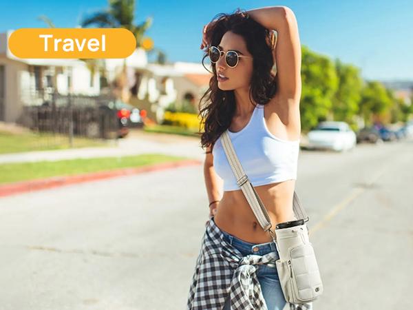 Telena  Valentine's Day gift RFID Water Bottle Holder with Strap 40 oz Crossbody Water Bottle Bags for Women Men Walking, Running #TikTokShopBlackFriday