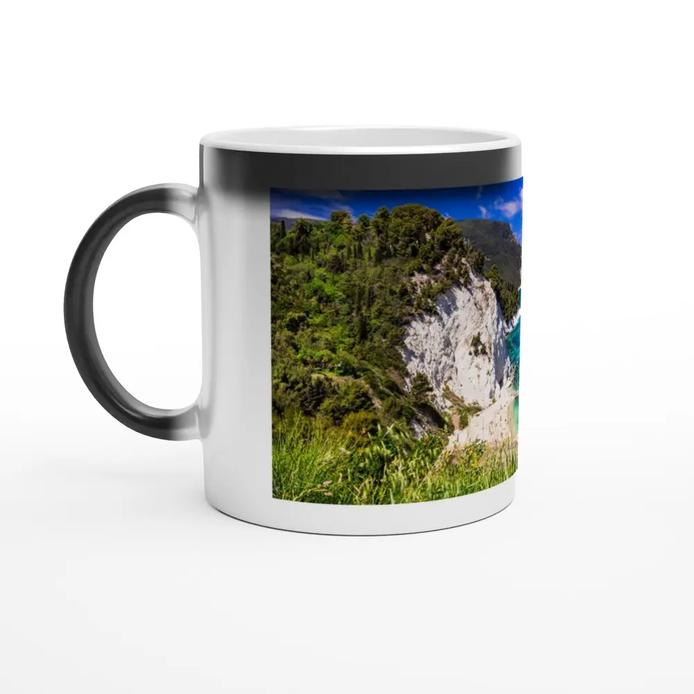 PERSONALIZED Magical Color Changing Mug - Black Glossy Finish Reveals Art with Heat - Unique Gift Idea